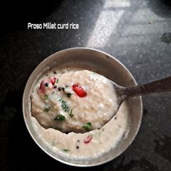 A picture of Proso Millet Curd Rice.