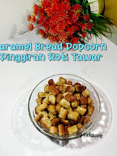 Foto resep 170. Caramel Bread Popcorn Pinggiran Roti Tawar