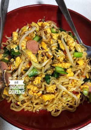 Foto resep Mie tek tek indomie goreng
