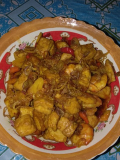 Foto resep Tahu udang tumis kecap