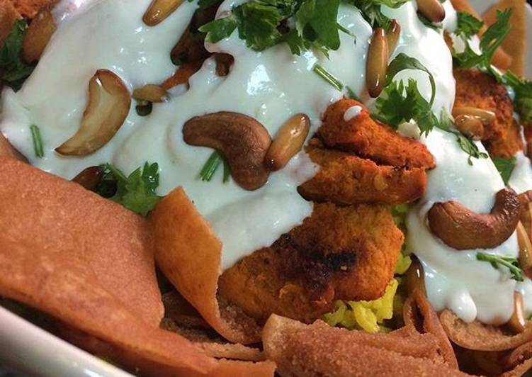 طريقة عمل فته دجاج تندوري