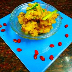 Masala Besan Arbi A picture of Masala Besan Arbi.