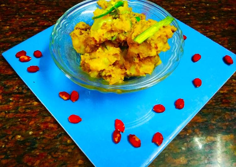 Recipe of Any-night-of-the-week Masala Besan Arbi