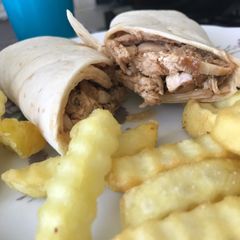 A picture of Roasted Black Pepper Chicken Wrap.