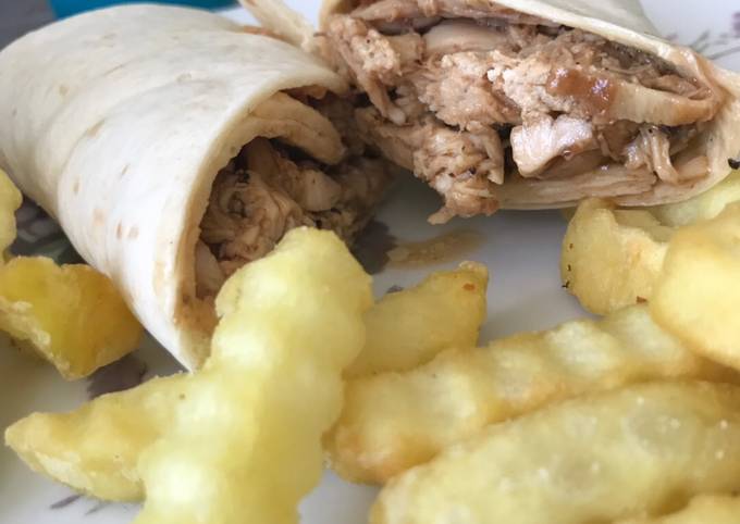 Simple Way to Make Award-winning Roasted Black Pepper Chicken Wrap