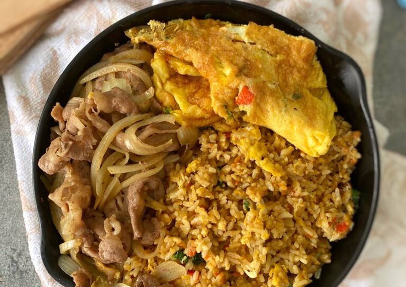 Nasi goreng korea simple