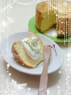蜂蜜檸檬戚風蛋糕 的食譜成品照片
