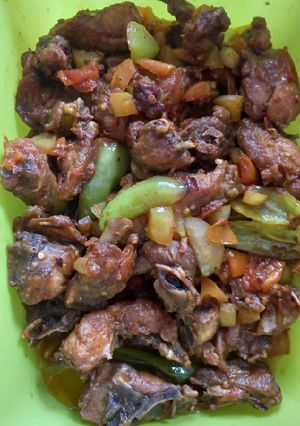 Foto resep Asam manis pedas Ayam kampung