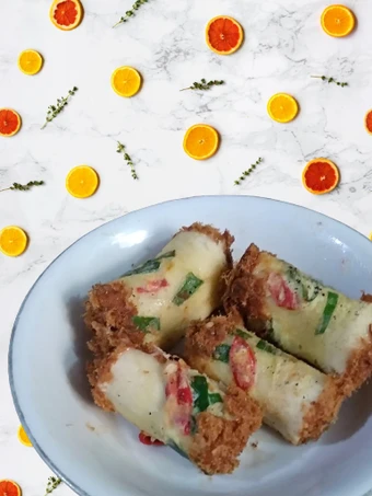 Cara Mudah Membikin Resep Roti tawar gulung abon yang Lezat Sekali Anti Ribet, Lezat