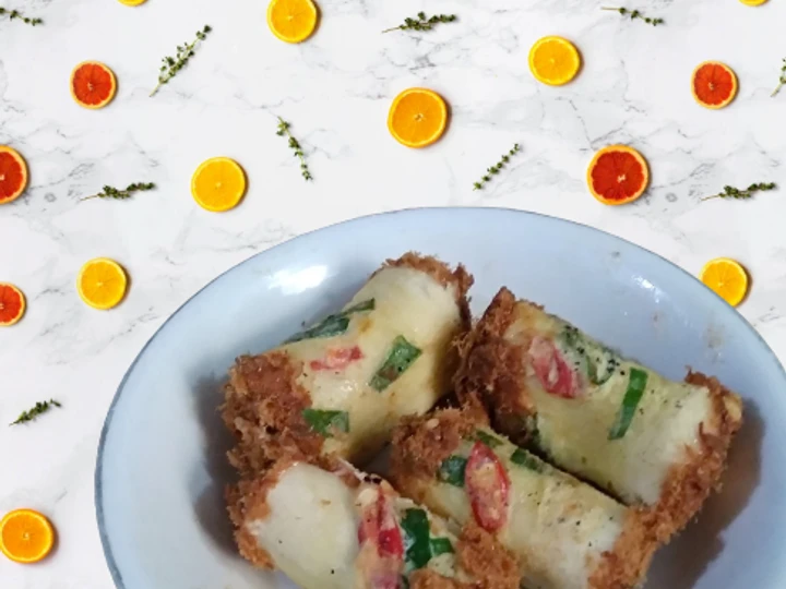 Cara Mudah Membikin Resep Roti tawar gulung abon yang Lezat Sekali Anti Ribet, Lezat