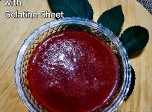 Foto resep Strawberry Puree (Bubur Strawbery)_with Gelatin_for Toping/Glaze Cake 🍓🧉