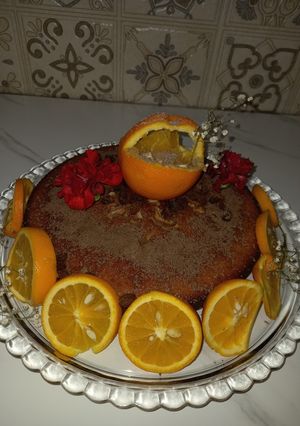 عکسی از دستور کیک پرتقالی
