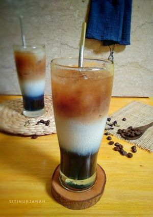 Foto resep Kopi Susu Bunga Telang