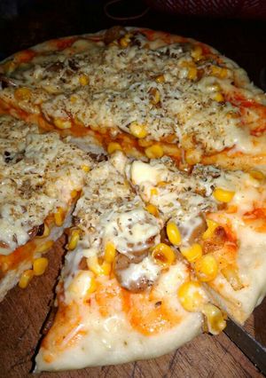 Foto resep Pizza Teflon Takaran Simple #beranibaking