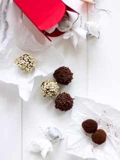 Una foto de Trufas de chocolate