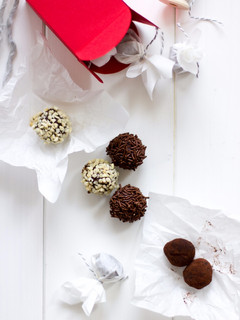 Una foto de Trufas de chocolate
