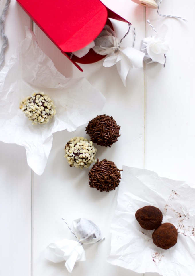 Una foto de Trufas de chocolate