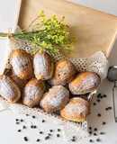 Madalenas com pepitas de chocolate