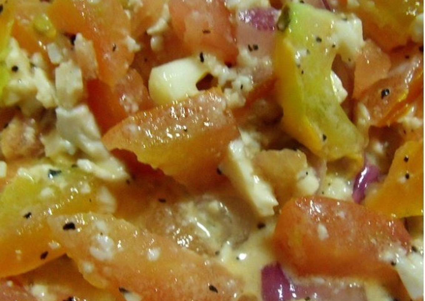 Salted Egg Salad - No Cook Ensalada