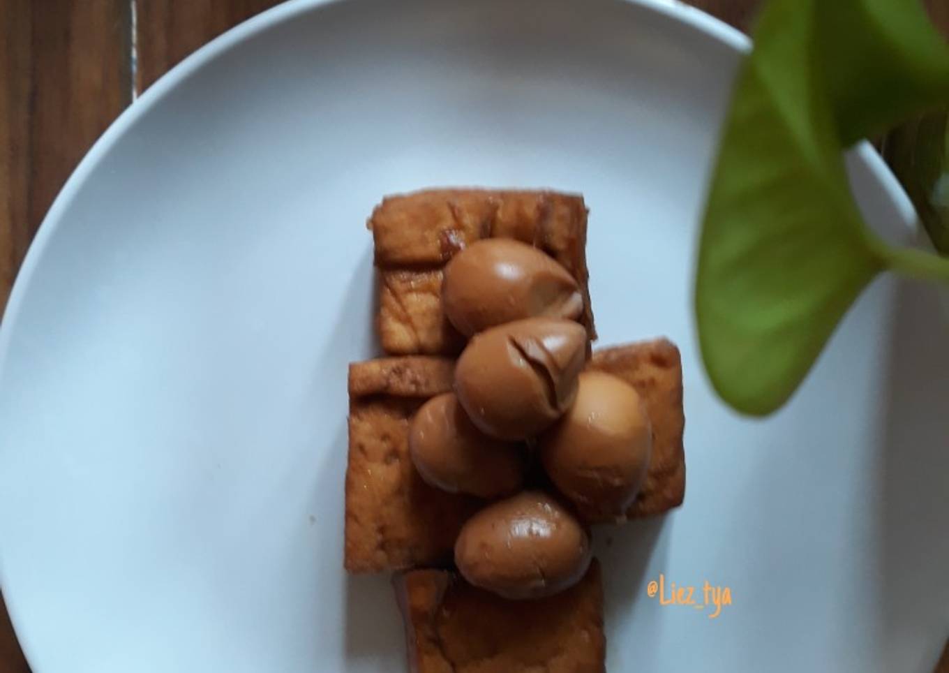 Bacem Telur Puyuh+Tahu