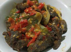 Foto resep Paruh sapi Balado