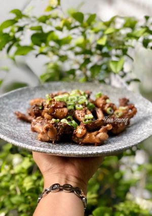 Hình của món Ếch Ram Xốt Terriyaki.