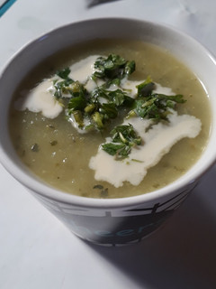 Una foto de Crema de zapallo italiano