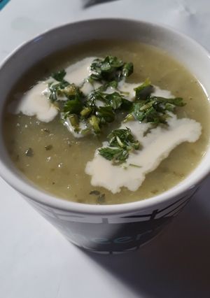 Una foto de Crema de zapallo italiano
