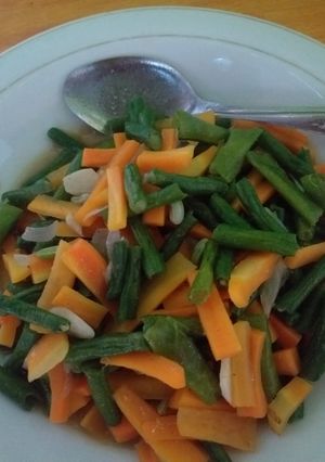 Foto resep Kacang panjang wortel