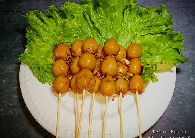 Resep Sate Telur Puyuh Ala Angkringan oleh Tya_Kitchen