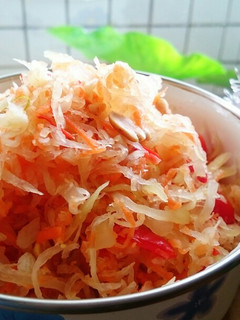 泰式涼拌木瓜絲 的食譜成品照片