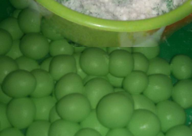  Resep  Klepon tanpa  kapur sirih oleh Lia Luthfia RWijaya 