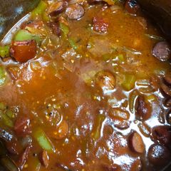 A picture of Instant Pot Jambalaya.