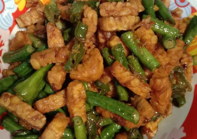 Cara Buat Tempe Kacang Panjang Tumis Kecap Yang Lezat Resepenakbgt Com
