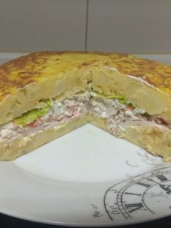 Una foto de Tortilla rellena
