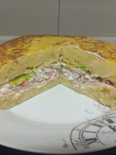 Una foto de Tortilla rellena
