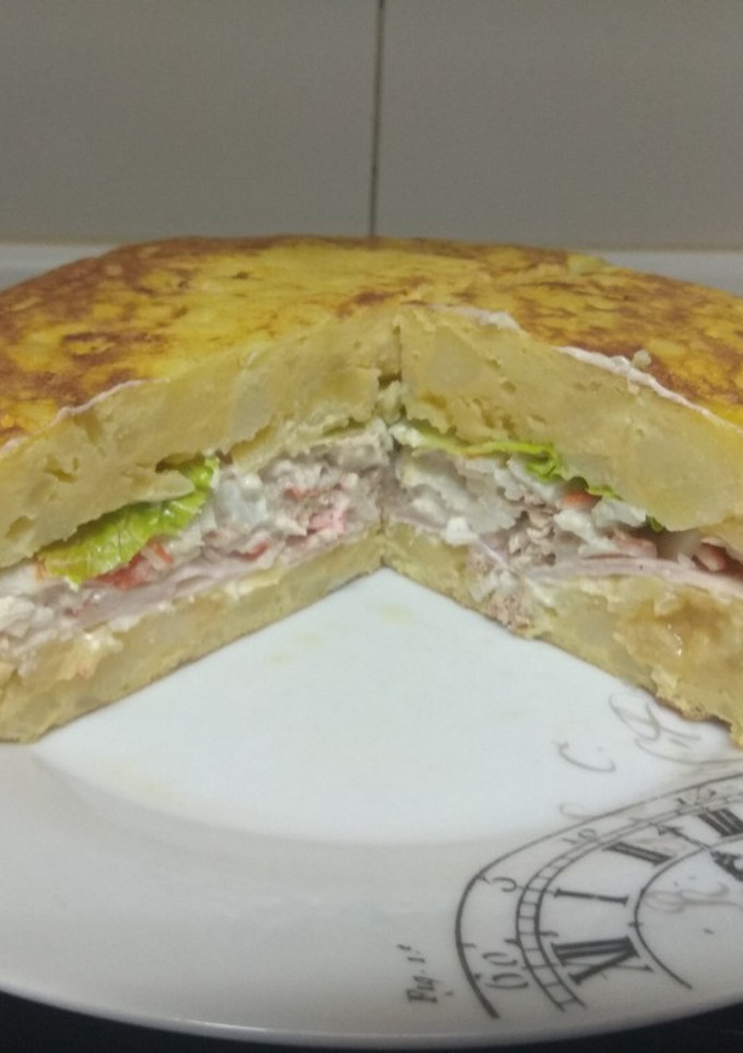 Una foto de Tortilla rellena