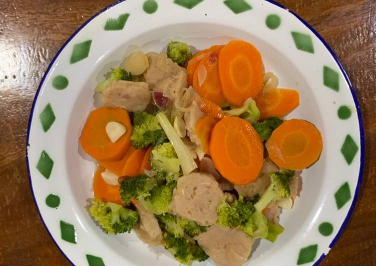 Resep Tumis Bakso Brokoli Lezat