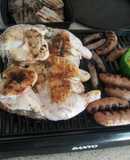 Parrillada Argentina en grill eléctrico