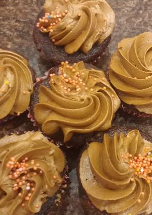A picture of Choco walnut Muffins.