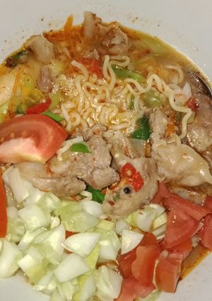 Foto resep Mie tek tek tetelan sapi