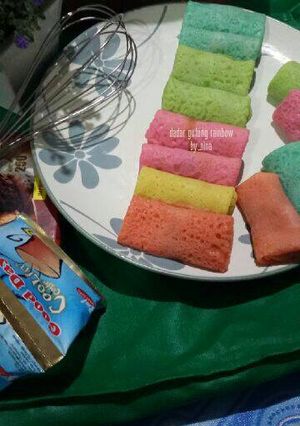 Foto resep Dadar gulung rainbow🍰🍰