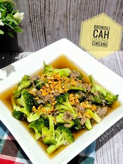 Foto resep Brokoli Cah Daging Cincang