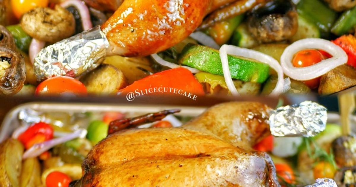 Rotisserie Chicken / Ayam Panggang Putar (Edisi Natal Tahun Baru)