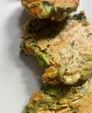 Buñuelos de brócoli, zanahoria y zapallito (integral opcional)