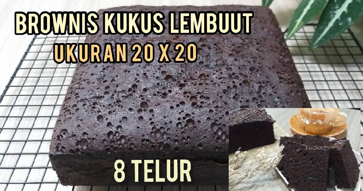 492 resep brownies kukus ulang tahun coklat enak dan mudah Cookpad