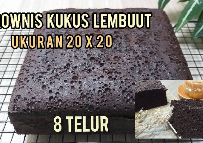 BROWNIS COKLAT KUKUS LEMBUUT | ENNAK | BASIC CAKE ULTAH - cookandrecipe.com