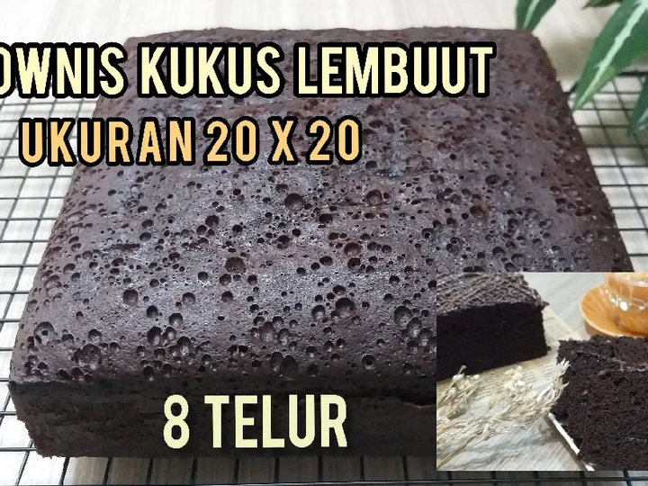 Cara Mudah Membikin Resep  BROWNIS COKLAT KUKUS LEMBUUT 