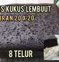 Cara Mudah Membikin Resep  BROWNIS COKLAT KUKUS LEMBUUT