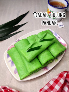 Foto resep Dadar gulung pandan